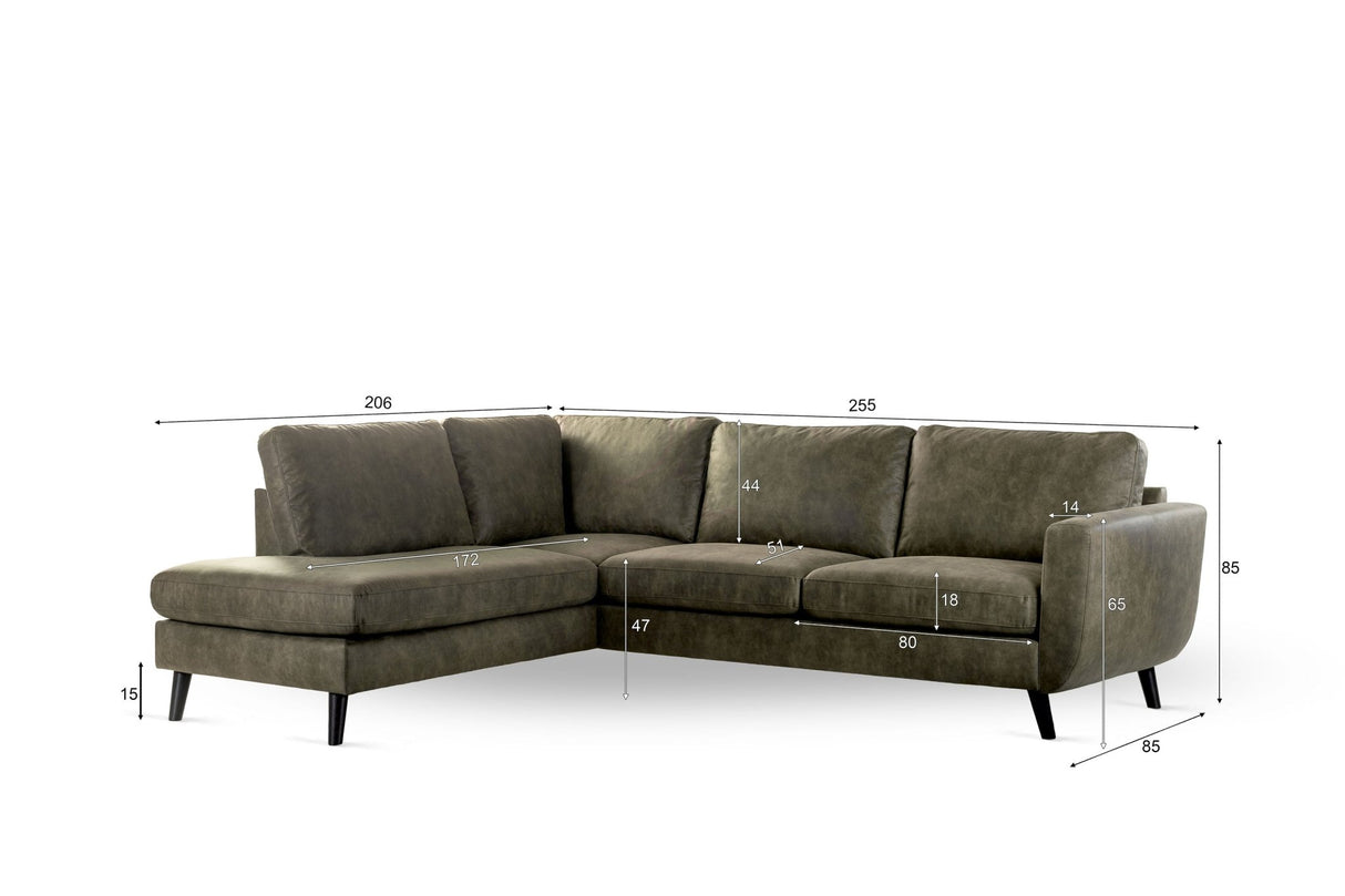 3-seater corner sofa callum