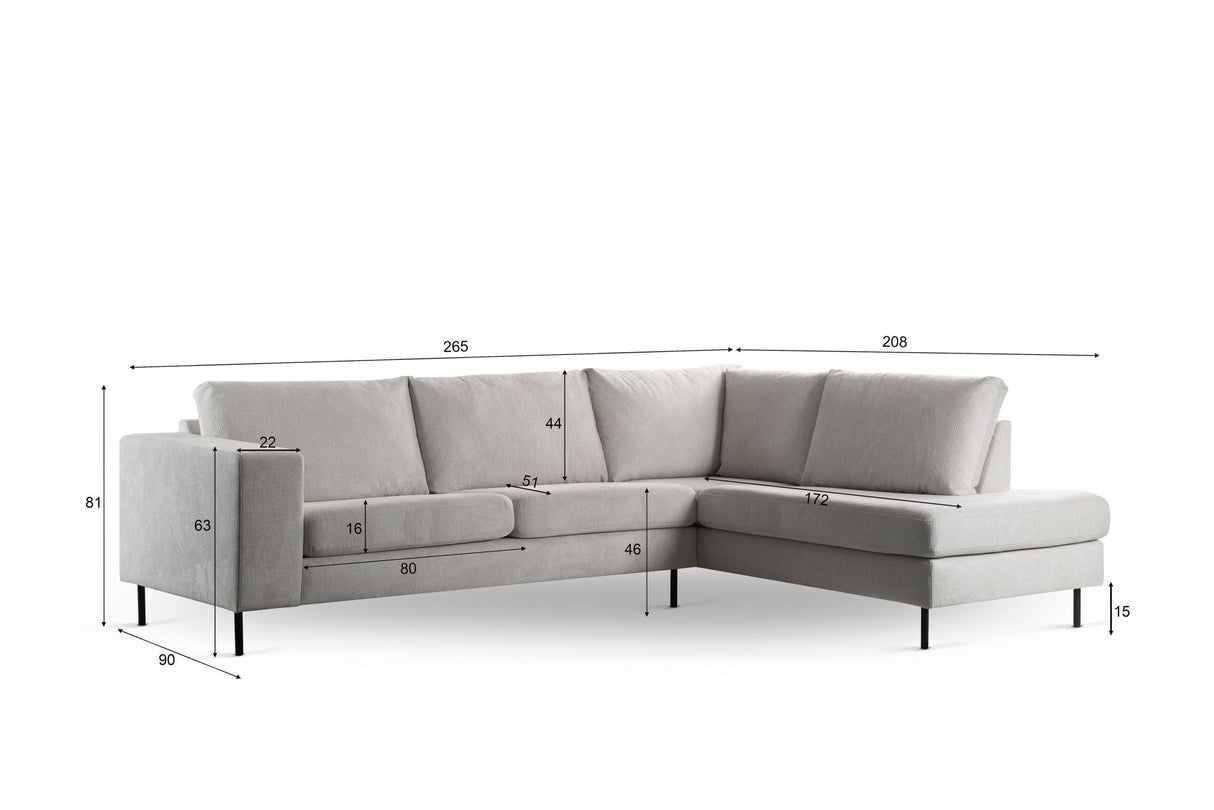 3-seater corner sofa Espen