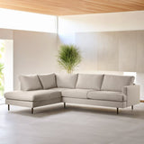 3-seater corner sofa romi beige