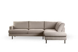 3-Sitzer-Ecksofa Romi beige