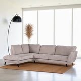 3-seater corner sofa saga beige