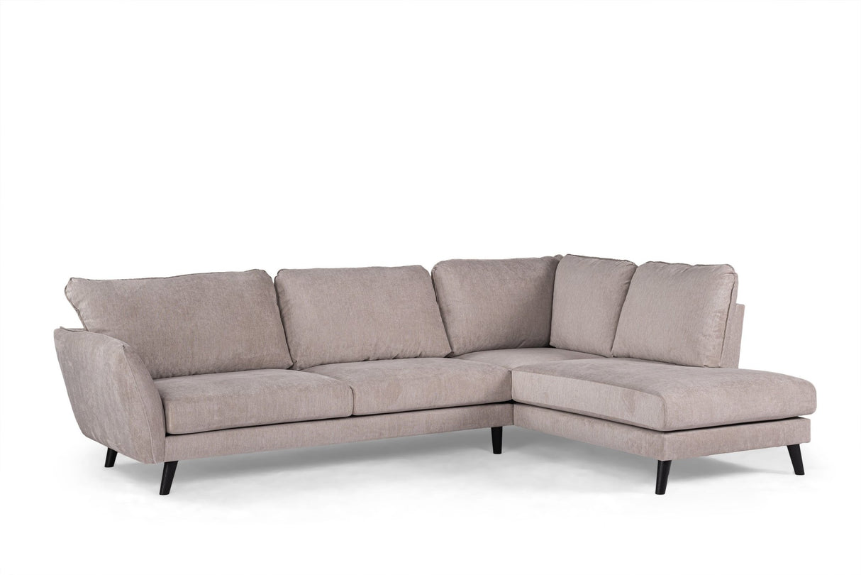 3-seater corner sofa saga beige