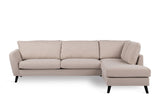 3-Sitzer-Ecksofa Asher Beige