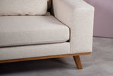 3-seater corner sofa Ezra dust beige