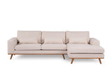 3-seater corner sofa Ezra dust beige