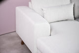 3-seater corner sofa dori beige left and right