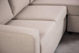3-seater Corner sofa Chaise Longue Lima Beige