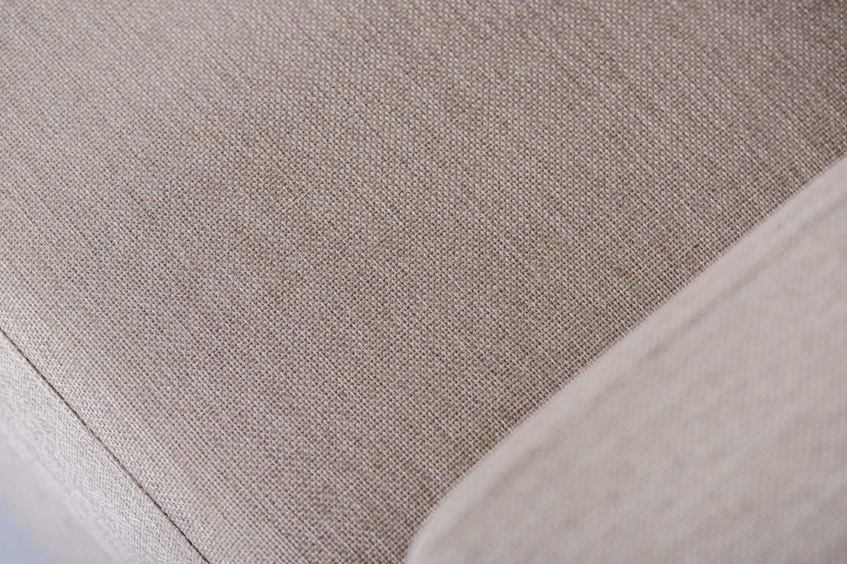 Corner sofa caleb fabric beige