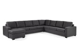 Corner sofa blake fabric anthracite