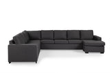 Corner sofa blake fabric anthracite