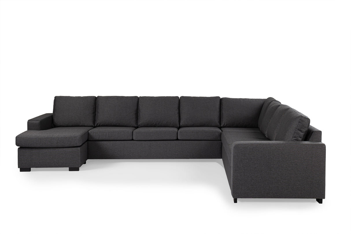 Corner sofa blake fabric anthracite