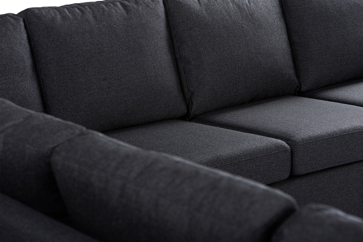 Corner sofa blake fabric anthracite