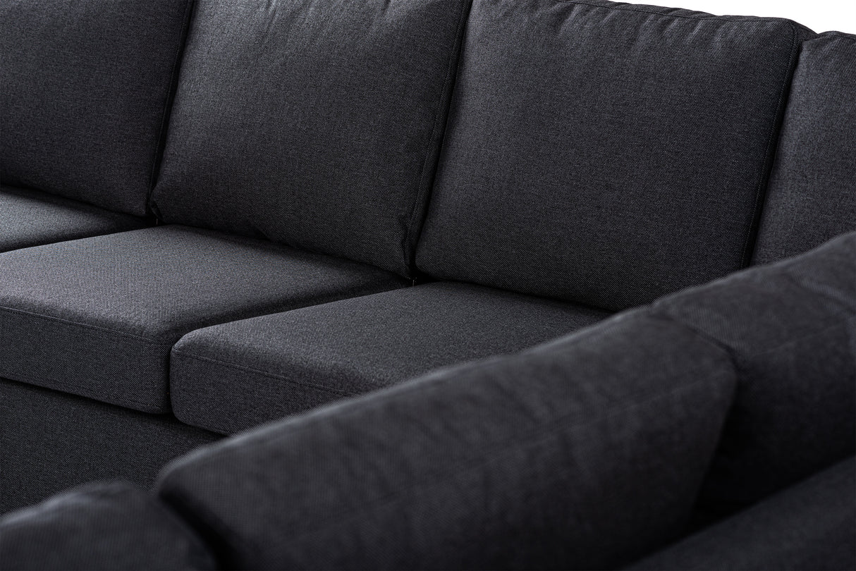 Corner sofa blake fabric anthracite