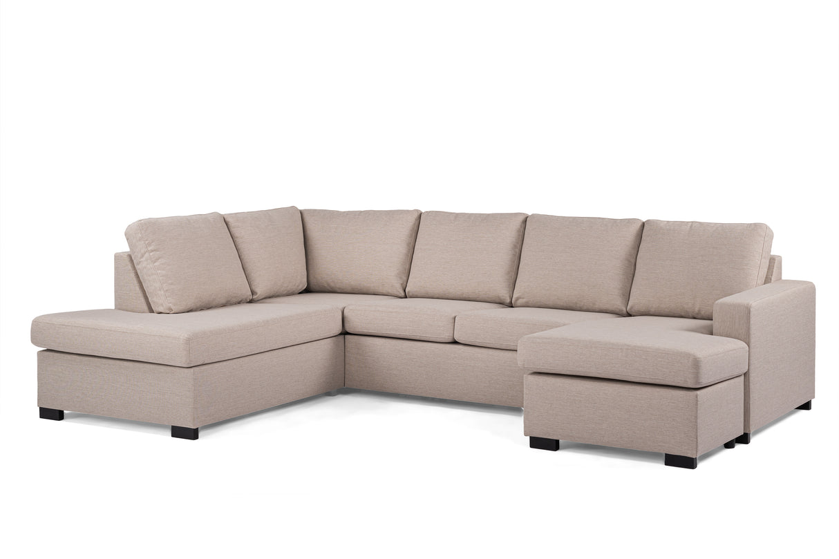 U-Sofa Jona Stoff beige