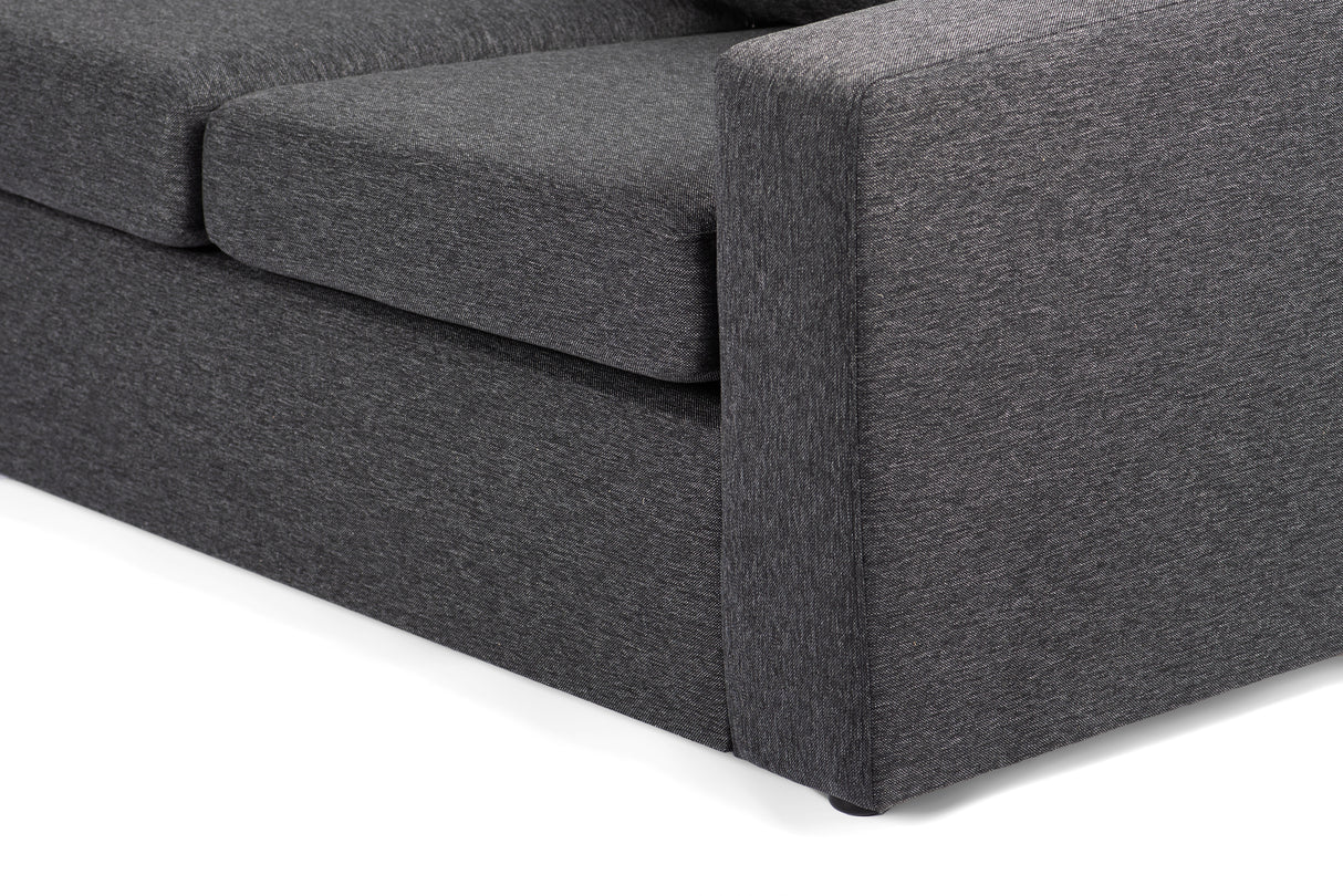 Corner sofa Paco Anthracite