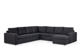 Corner sofa Paco Anthracite