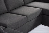 Corner sofa Paco Anthracite