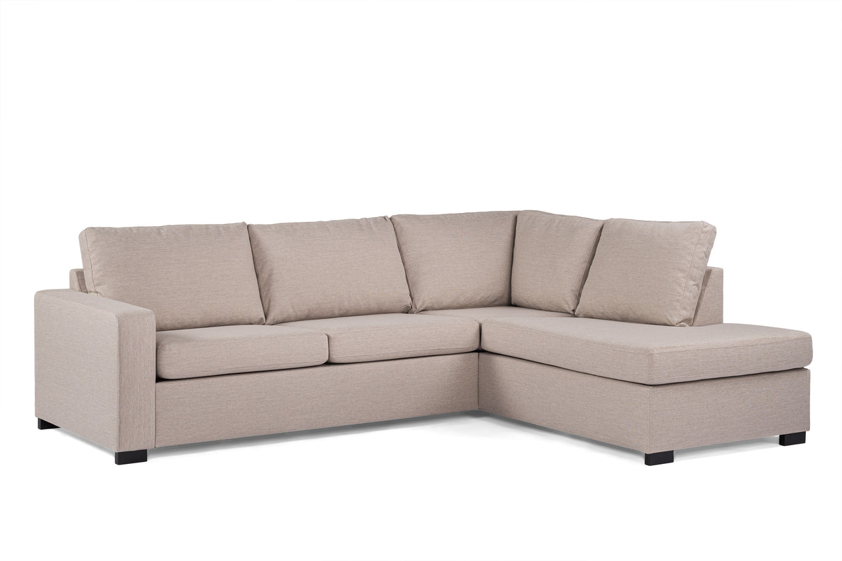 3-seater corner sofa Cooper fabric beige