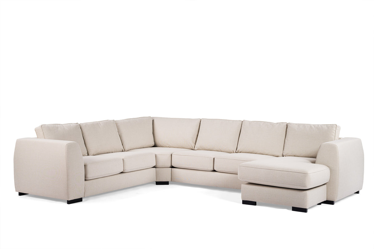 Corner sofa lyo fabric beige