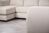 Corner sofa lyo fabric beige