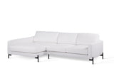 3-seater lounge sofa neva bouclé fabric white