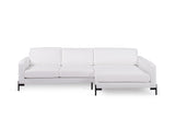 3-seater lounge sofa neva bouclé fabric white