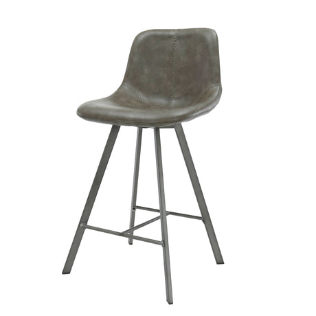 Barkruk Siena Taupe Saddle PU Kunstleer