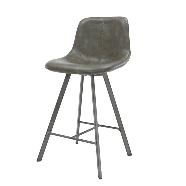 Industrial bar stool Benjie Kunstleer Set of 4