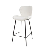 Bar stool Shawn Bouclé set of 4