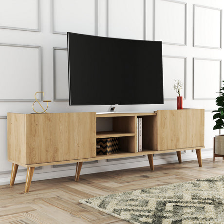 TV Meubel Lotus Eik Melamine 180x50x34 cm