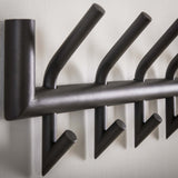 Kapstok Kym 2x8 Haken Mat Donkergrijs 78 cm