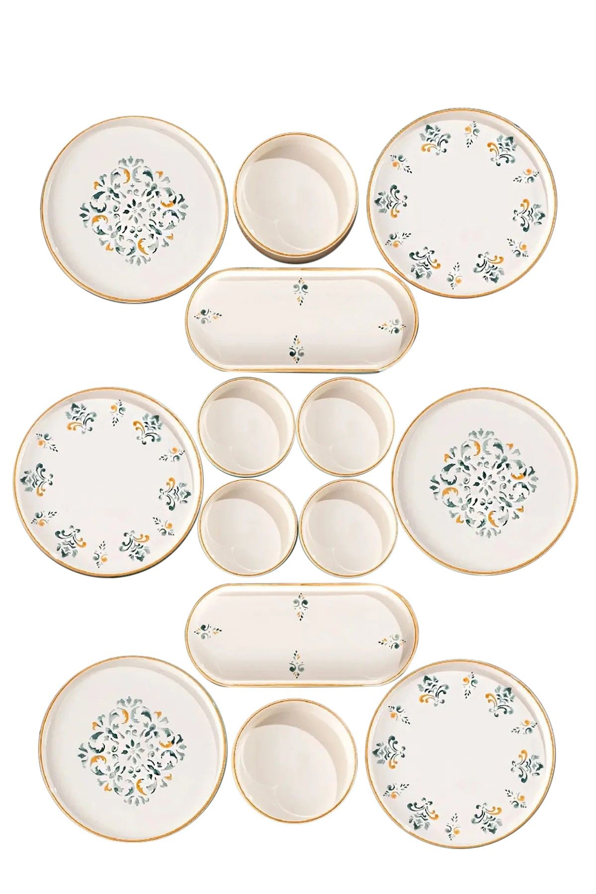 MCH009886 Multicolor 100% CERAMIC 19 cm breed