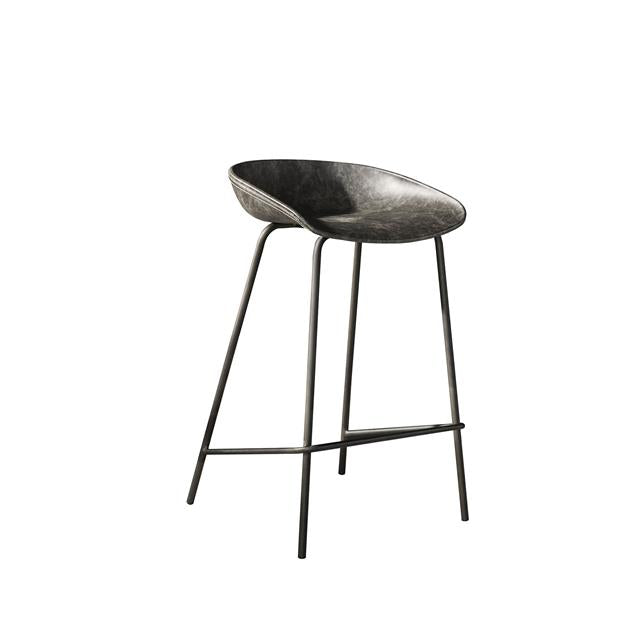 Industrial bar stool Max Kunstleer Set of 4