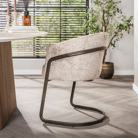 Set van 2 eetkamerstoelen Reno Alura zand