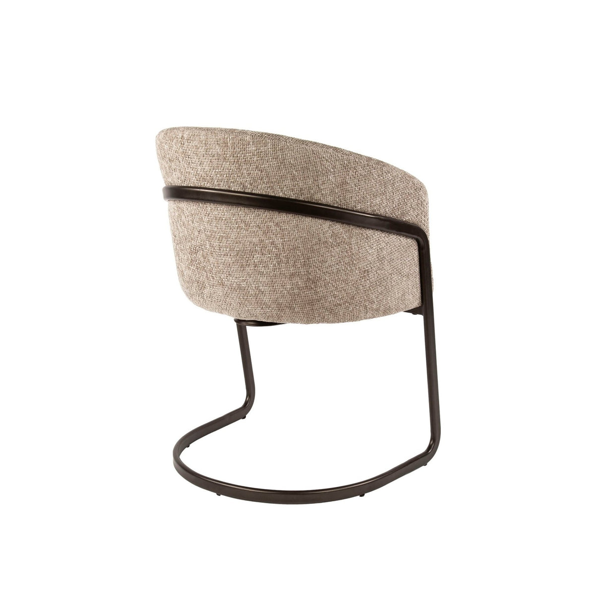 Set van 2 eetkamerstoelen Reno Hoven zand stof