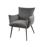 Marlow eetkamerfauteuil velours antraciet