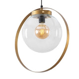 Hanglamp Goud Glas Blazer