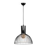 Hanglamp 1-lichts Zwart Metaal Quartz