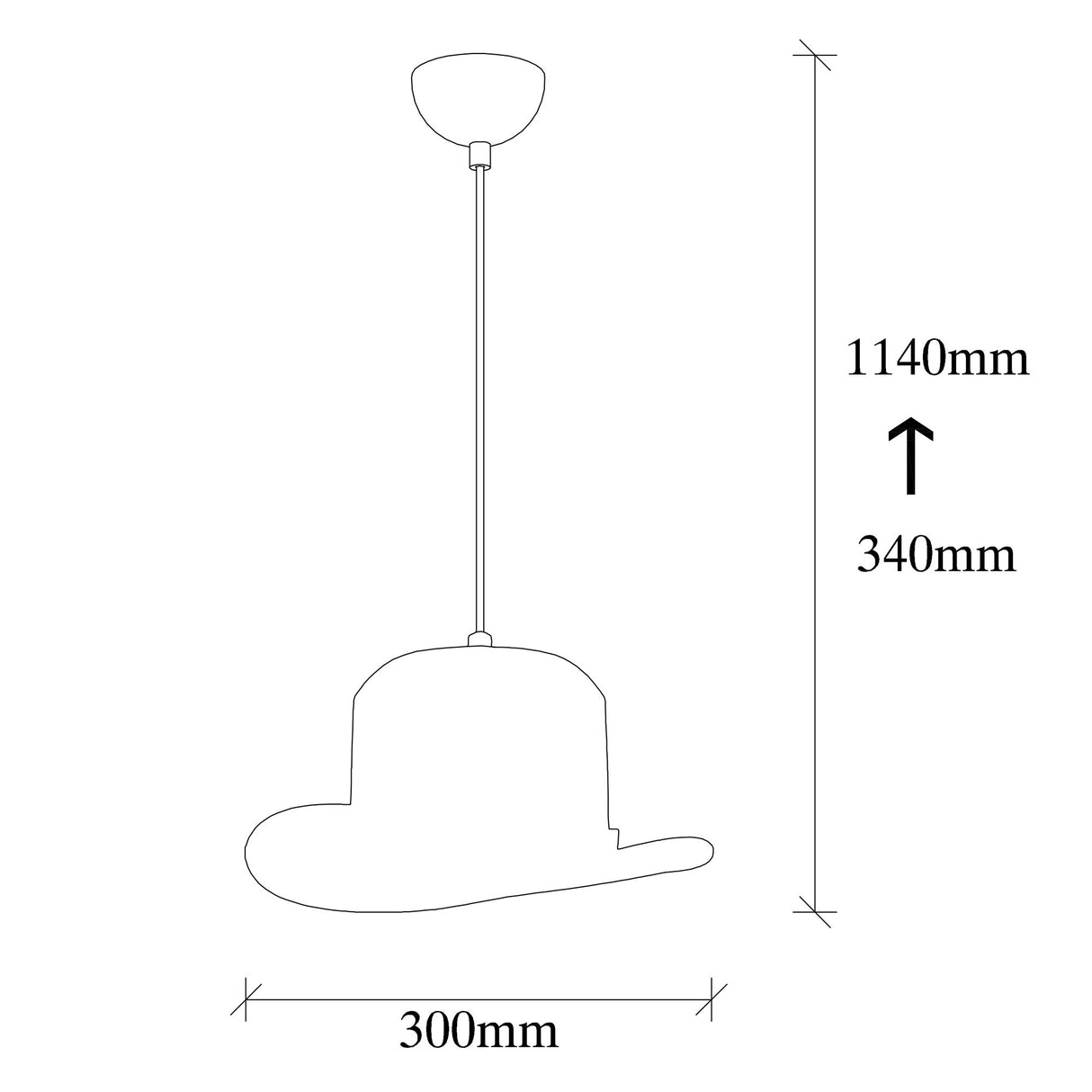 Hanglamp Zwart Metaal Echelon