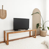 TV Meubel Via Naturel Hout Dennenhout 130x40x40 cm