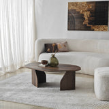 Organische Salontafel Walnoot Melamine Rack - 105x65 cm