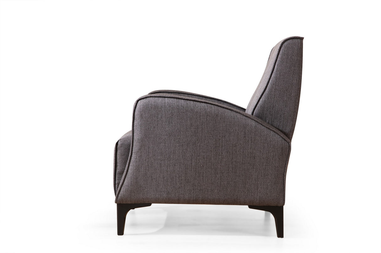 Fauteuil Petra Antraciet