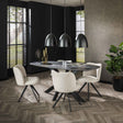 Eettafels - Eettafel Mysha Deens Ovaal Melamine 180x90 cm - Dimehouse