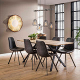 Oval dining table Hanna Eikenlook 190x90 cm