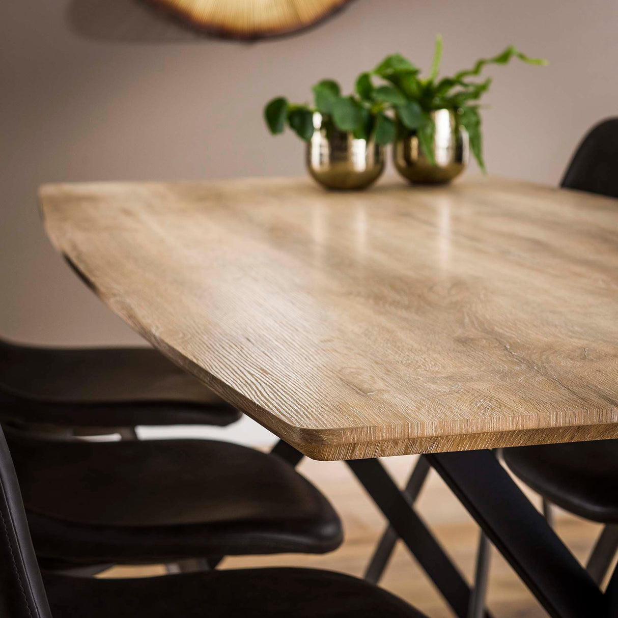 Oval dining table Hanna Eikenlook 190x90 cm