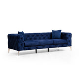 3-zits Bank Como Navy Blauw