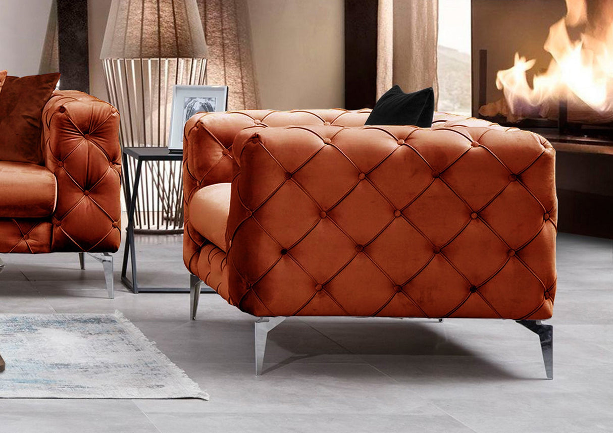 Fauteuil Como Orange