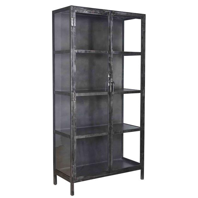 Display cabinet Elias Metal with glass
