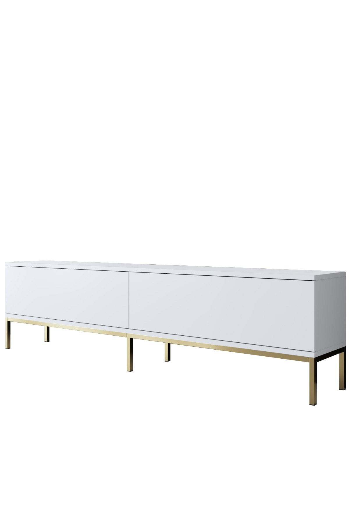 TV Meubel Lord Wit Goud Melamine 180x47x30 cm