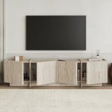 Lowen tv-meubel travertine 180 cm Gemelamineerd hout